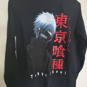 Tokyo Ghoul Black Long Sleeve Kids Tee